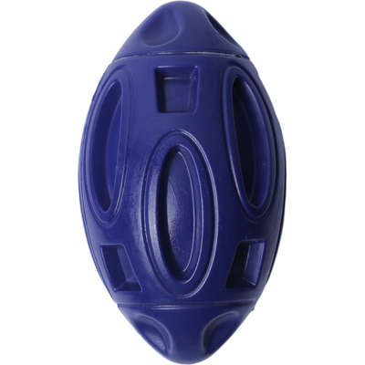 Brinquedo Bola de Rugby Azul Sabor Frango para Cães