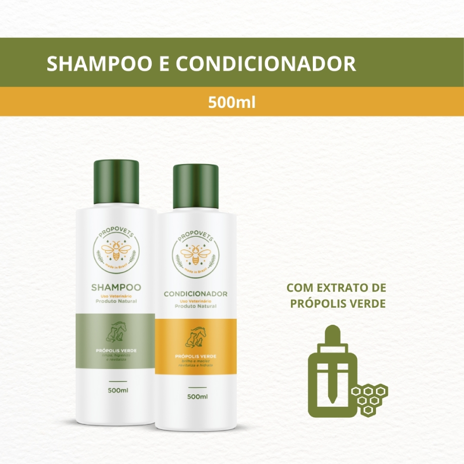 Kit Propovets Natural Própolis Verde 500mL - KIT