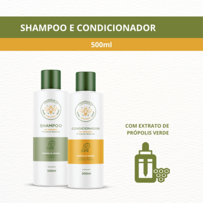 Kit Propovets Natural Própolis Verde 500mL - KIT