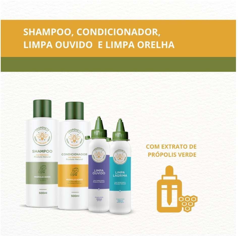 Kit Propovets Natural Própolis Verde 500mL + Tratamento - KIT
