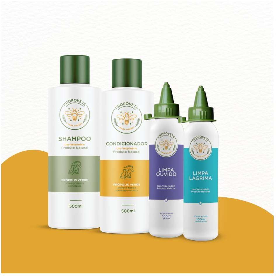 Kit Propovets Natural Própolis Verde 500mL + Tratamento - KIT
