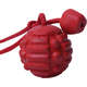 Brinquedo Bola com Corda Vermelho Sabor Carne para Cães”