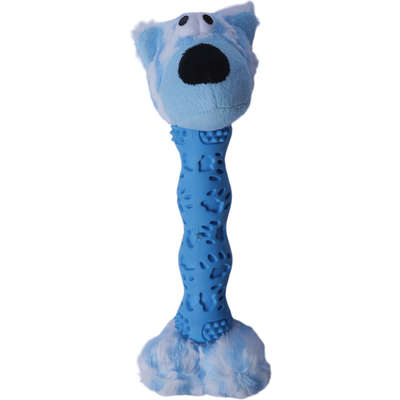 Brinquedo Pelúcia Cachorro Salsicha Azul para Cães