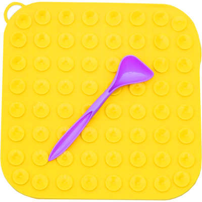 Brinquedo e Comedouro Lento Amicus Lamb Lamb Square Amarelo