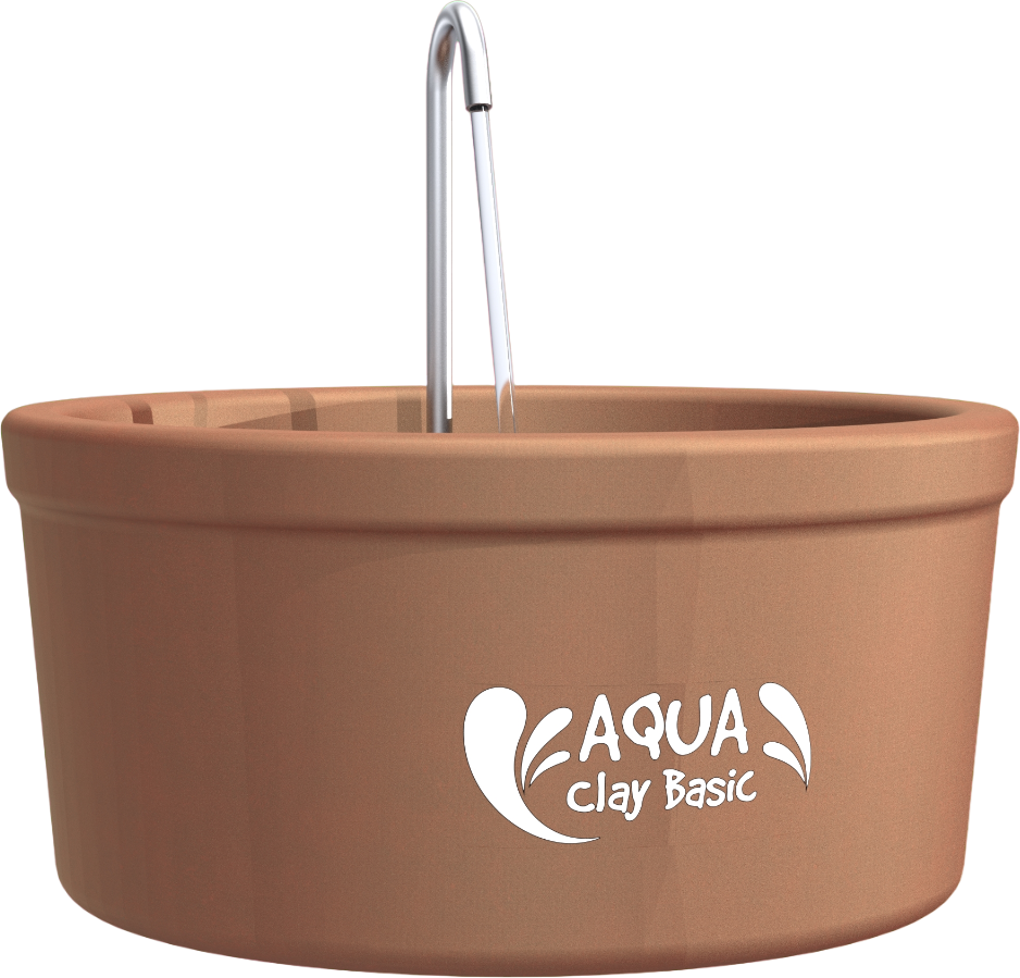 Fonte Bebedouro Cerâmica Amicus Aqua Clay Basic - Tam. Único