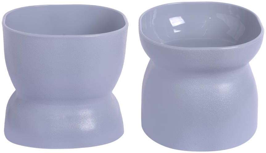 Comedouro e Bebedouro Ergonocat Pet Games Cinza - Tam. Único