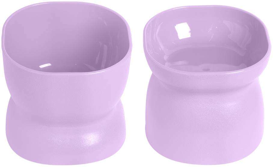 Comedouro e Bebedouro Ergonocat Pet Games Lilás - Tam. Único