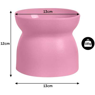 Comedouro e Bebedouro Ergonocat Pet Games Rosa