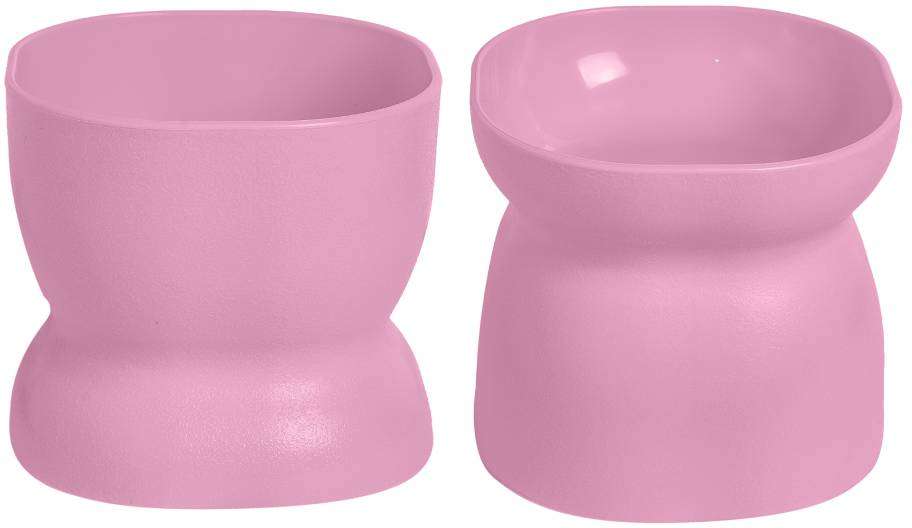 Comedouro e Bebedouro Ergonocat Pet Games Rosa - Tam. Único