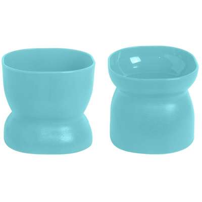Comedouro e Bebedouro Ergonocat Pet Games Verde Água