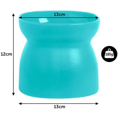 Comedouro e Bebedouro Ergonocat Pet Games Verde Água
