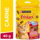 Petisco Purina Friskies Party Mix para Gatos Adultos Sabor Carne