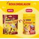Petisco Purina Friskies Party Mix para Gatos Adultos Sabor Carne