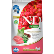 Ração Seca N&D Quinoa Cuidado Digestivo Suíno para Cães Adultos de Porte Mini - 2,5Kg