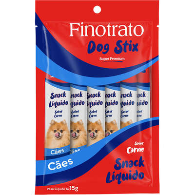 Petisco Finotrato Dog Stix para Cães Sabor Carne