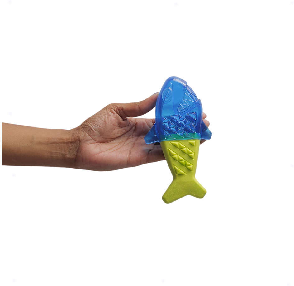 Brinquedo Mordedor Jambo Verão Tubarão Duplo - Tam. Único