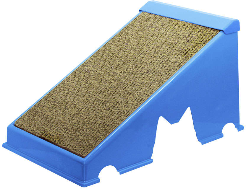 Brinquedo Arranhador Furacão Pet Rampa Plástico Azul para Gatos - Tam. Único