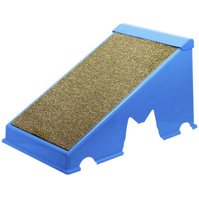 Brinquedo Arranhador Furacão Pet Rampa Plástico Azul para Gatos