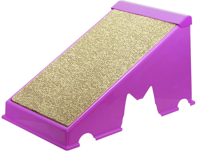 Brinquedo Arranhador Furacão Pet Rampa Plástico Rosa para Gatos - Tam. Único