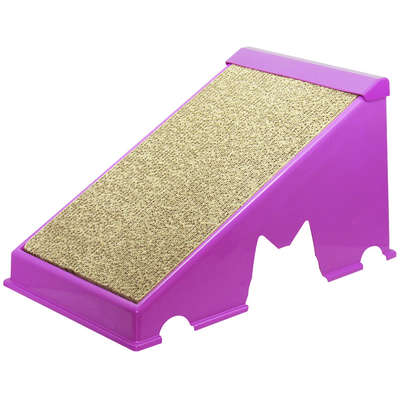Brinquedo Arranhador Furacão Pet Rampa Plástico Rosa para Gatos