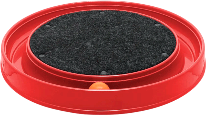 Brinquedo Arranhador Furacão Pet Redondo Vermelho para Gatos - Tam. Único