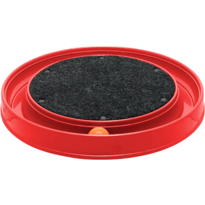 Brinquedo Arranhador Furacão Pet Redondo Vermelho para Gatos