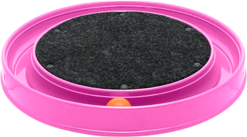 Brinquedo Arranhador Furacão Pet Redondo Rosa para Gatos - Tam. Único