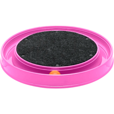 Brinquedo Arranhador Furacão Pet Redondo Rosa para Gatos
