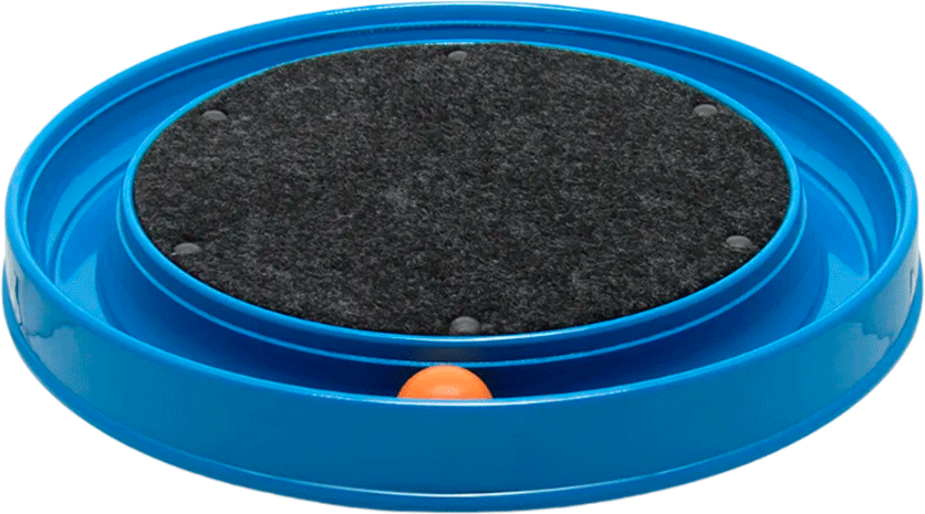 Brinquedo Arranhador Furacão Pet Redondo Azul para Gatos - Tam. Único