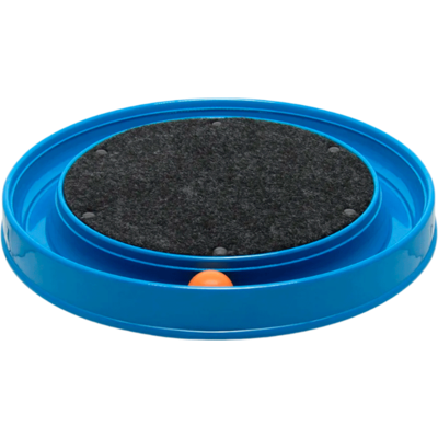 Brinquedo Arranhador Furacão Pet Redondo Azul para Gatos