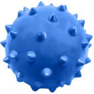 Brinquedo Furacão Pet Bola Maciça Cravo Azul - 70 mm