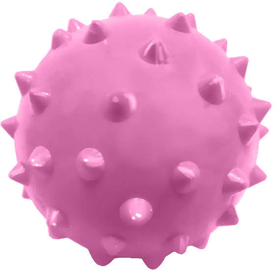 Brinquedo Furacão Pet Bola Maciça Cravo Rosa - 70 mm