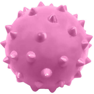 Brinquedo Furacão Pet Bola Maciça Cravo Rosa