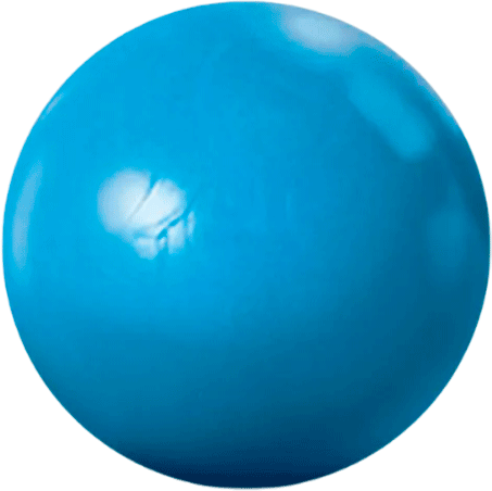 Brinquedo Furacão Pet Bola Maciça Dogão Azul - 80 mm