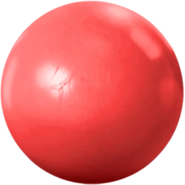 Brinquedo Bola Maciça Furacão Pet Dogão Vermelha
