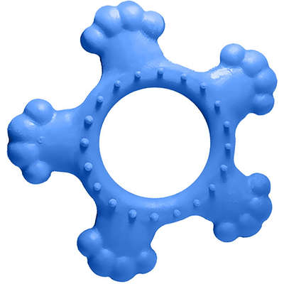 Brinquedo Estrela de Borracha Furacão Pet Azul