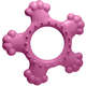 Brinquedo Estrela de Borracha Furacão Pet Rosa