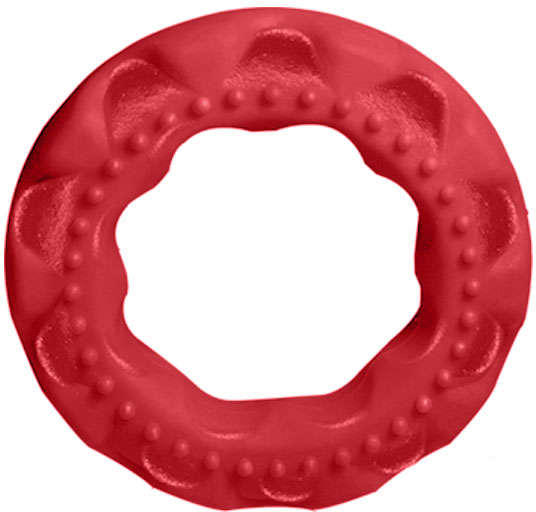 Brinquedo Pneu Slick de Borracha Furacão Pet Vermelho - Tam. Único