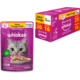 Kit Ração Úmida Whiskas Sachê Frango ao Molho para Gatos Adultos