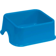Comedouro Quadrado de Plástico Furacão Pet - 1000 mL