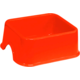 Comedouro Quadrado de Plático Furacão Pet Vermelho