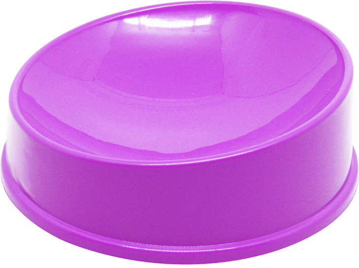 Comedouro Furacão Pet Gato Prime de Plástico Rosa - 200 mL