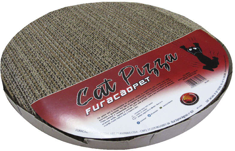 Brinquedo Arranhador Furacão Pet Cat Pizza para Gatos - Tam. Único