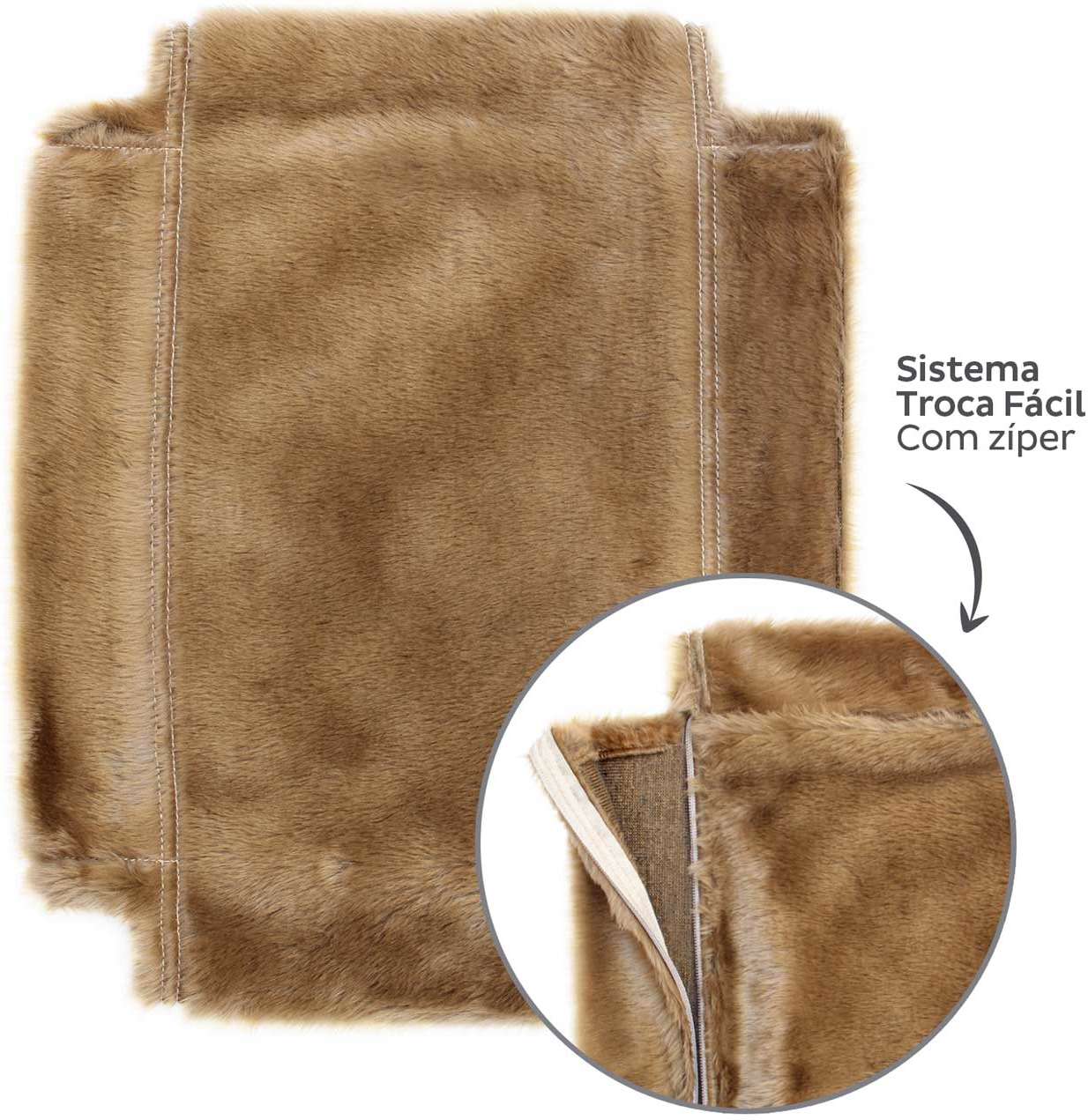 Refil Cama Gatton Catbed Pelúcia Areia para Gatos - Tam. M