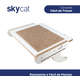 Cama Janeleira Gatton Sky Cat Branca para Gatos