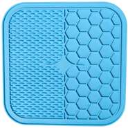Tapete de Lamber Germanhart Silicone Quadrado Azul- Tam. M