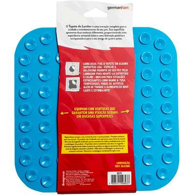 Tapete de Lamber Germanhart Silicone Quadrado Azul