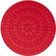 Tapete de Lamber Germanhart Silicone Redondo Vermelho