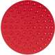 Tapete de Lamber Germanhart Silicone Redondo Vermelho