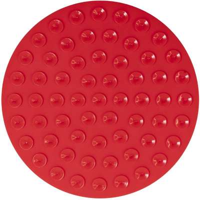 Tapete de Lamber Germanhart Silicone Redondo Vermelho